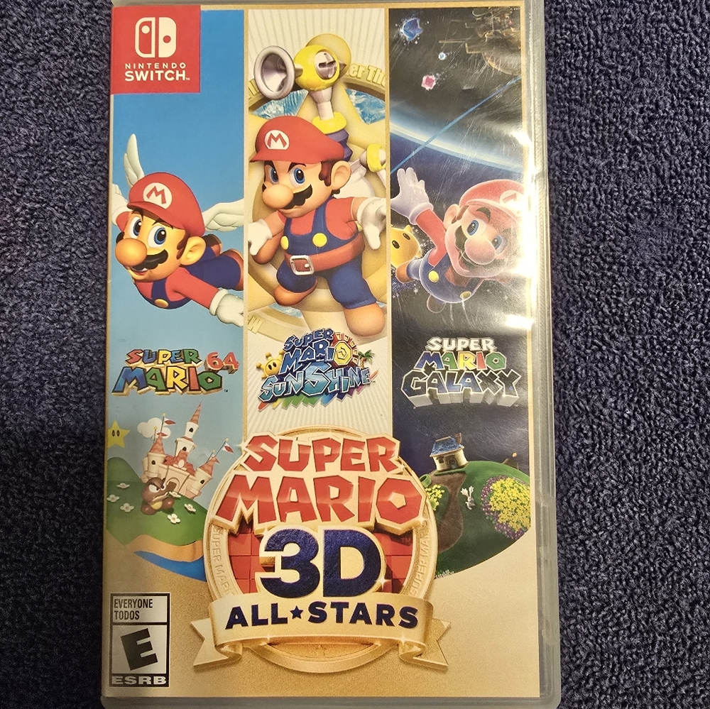 Nintendo Super Mario 3D World + Bowser's Fury Game - Red and Blue